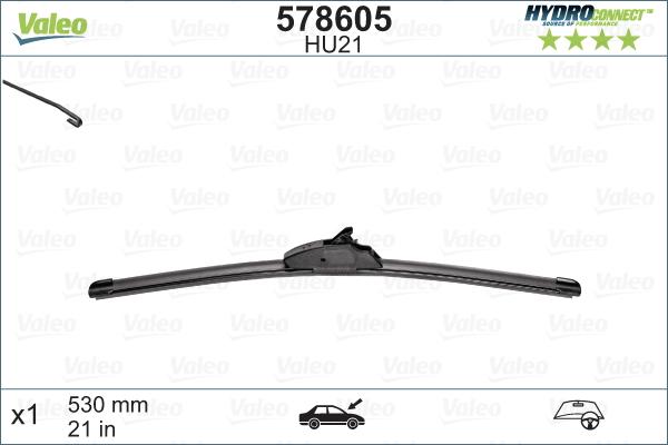 VALEO 578605 - Metlica brisača www.molydon.hr