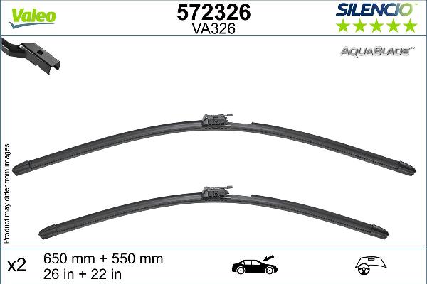 VALEO 572326 - Metlica brisača www.molydon.hr