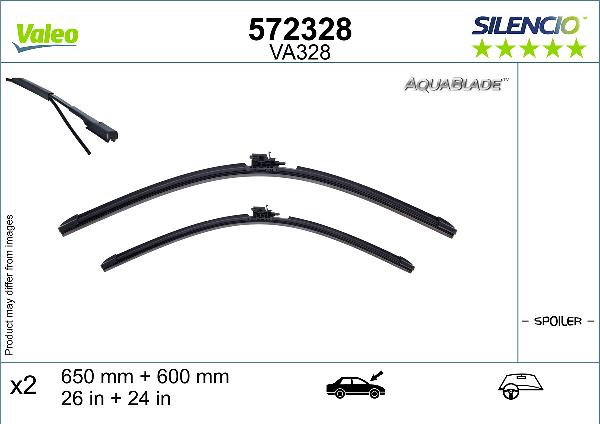 VALEO 572328 - Metlica brisača www.molydon.hr
