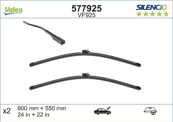 VALEO 577925 - Metlica brisača www.molydon.hr