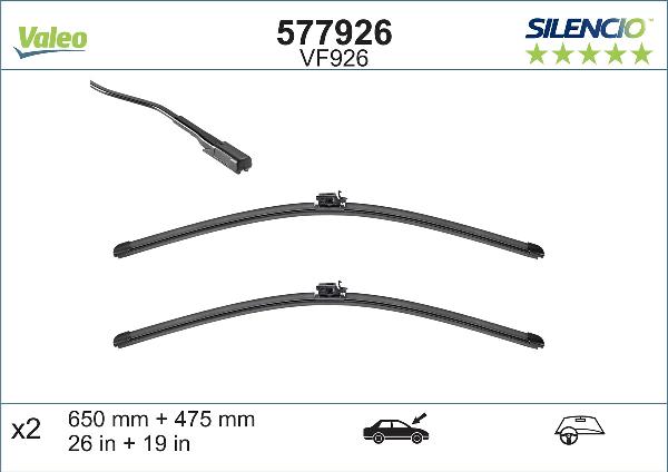 VALEO 577926 - Metlica brisača www.molydon.hr
