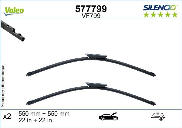 VALEO 577799 - Metlica brisača www.molydon.hr