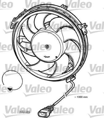 Valeo 696055 - Ventilator, hladjenje motora www.molydon.hr