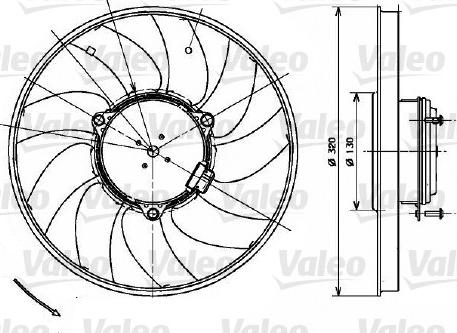 Valeo 696083 - Ventilator, hladjenje motora www.molydon.hr