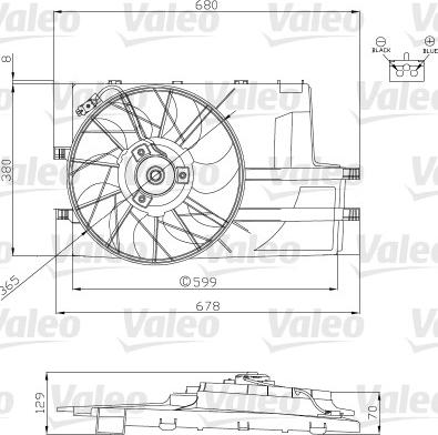 VALEO 696129 - Ventilator, hladjenje motora www.molydon.hr