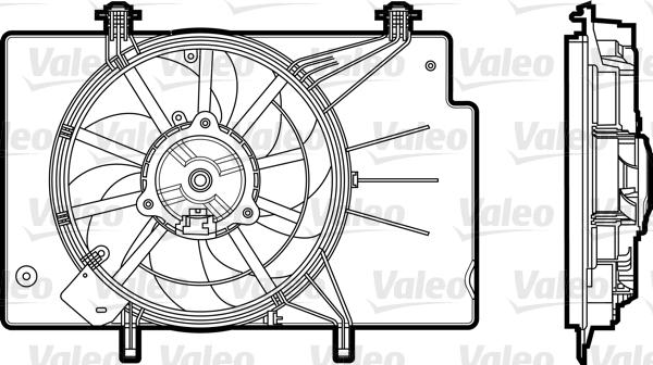Valeo 696344 - Ventilator, hladjenje motora www.molydon.hr