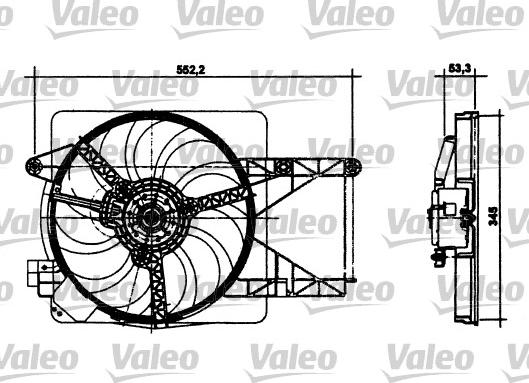 Valeo 698495 - Ventilator, hladjenje motora www.molydon.hr