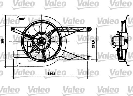 Valeo 698493 - Ventilator, hladjenje motora www.molydon.hr