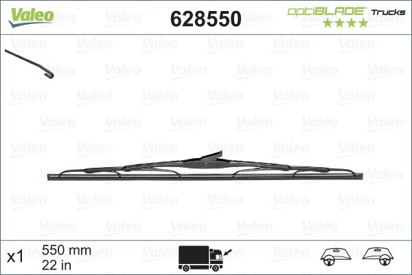 VALEO 628550 - Metlica brisača www.molydon.hr