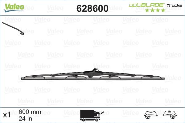 VALEO 628600 - Metlica brisača www.molydon.hr
