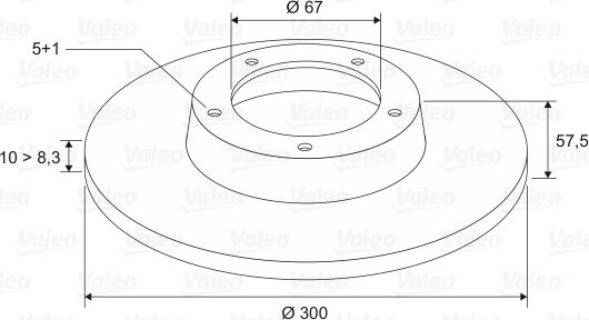 VALEO 197127 - Kočioni disk www.molydon.hr