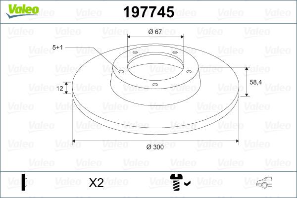 VALEO 197745 - Kočioni disk www.molydon.hr