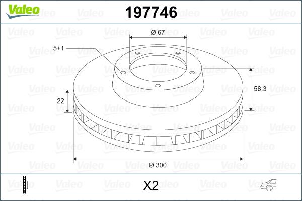 VALEO 197746 - Kočioni disk www.molydon.hr