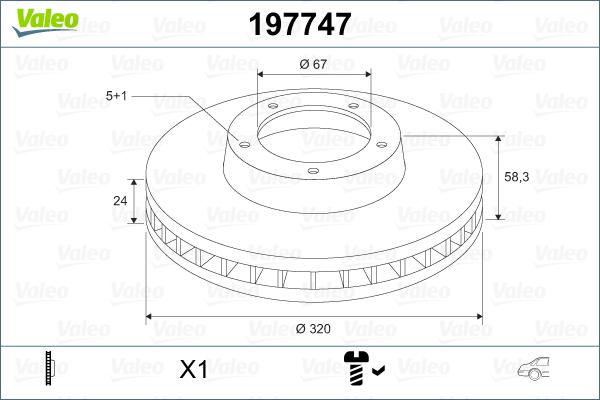 VALEO 197747 - Kočioni disk www.molydon.hr