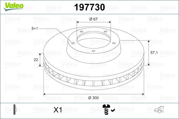 VALEO 197730 - Kočioni disk www.molydon.hr