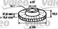 VALEO 186460 - Kočioni disk www.molydon.hr