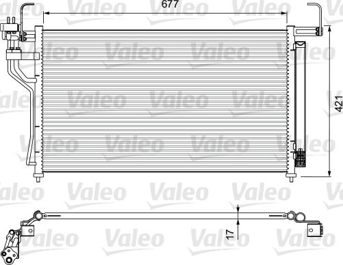Valeo 814400 - Kondenzator, klima-Uređaj www.molydon.hr