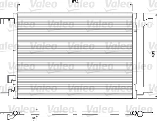 Valeo 814375 - Kondenzator, klima-Uređaj www.molydon.hr