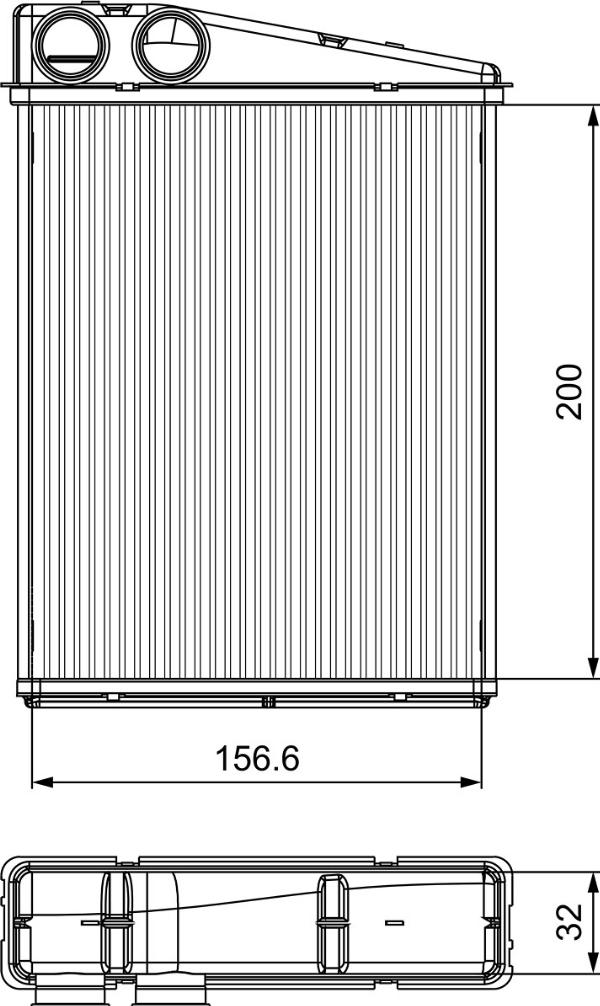 VALEO 811542 - Izmjenjivač topline, grijanje unutrasnjeg prostora www.molydon.hr