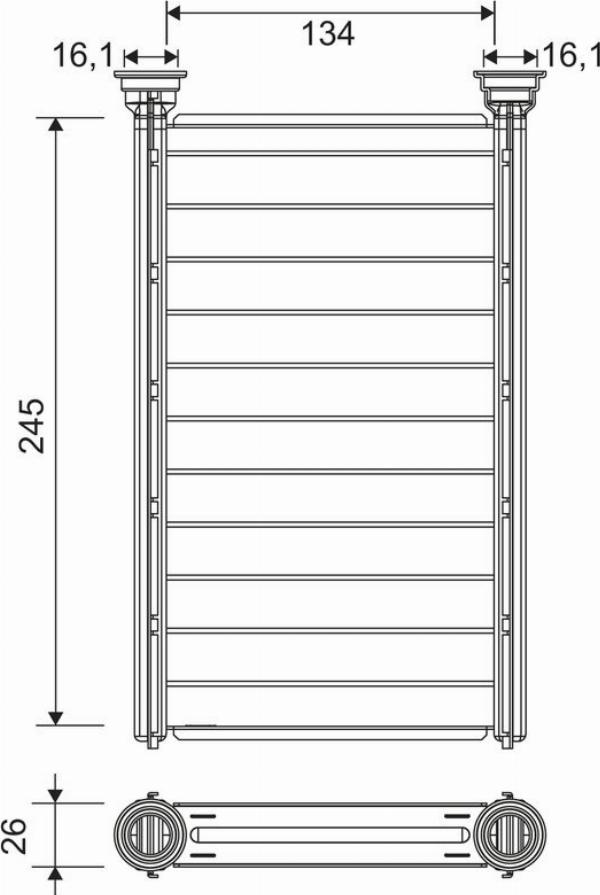 VALEO 811646 - Izmjenjivač topline, grijanje unutrasnjeg prostora www.molydon.hr