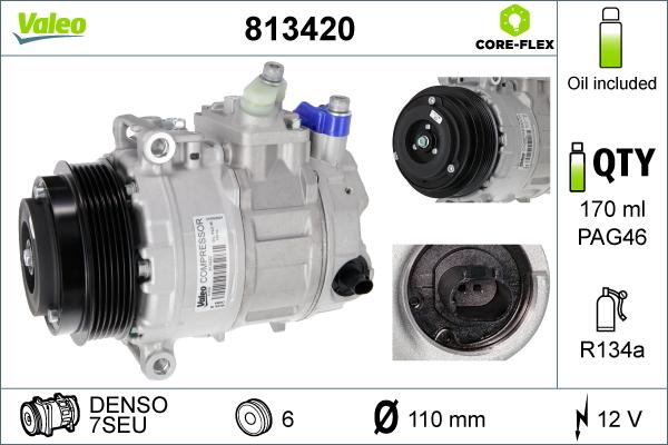 VALEO 813420 - Kompresor, klima-Uređaj www.molydon.hr