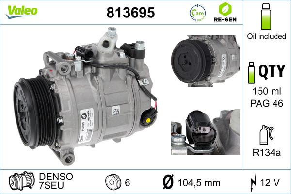 VALEO 813695 - Kompresor, klima-Uređaj www.molydon.hr