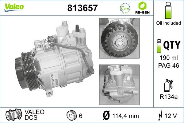 VALEO 813657 - Kompresor, klima-Uređaj www.molydon.hr