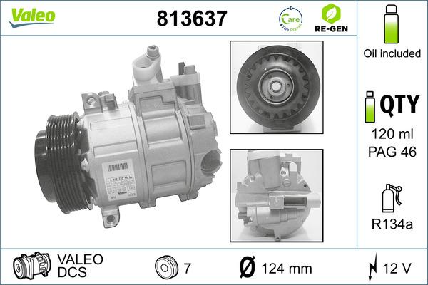 VALEO 813637 - Kompresor, klima-Uređaj www.molydon.hr