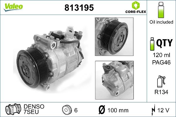 VALEO 813195 - Kompresor, klima-Uređaj www.molydon.hr
