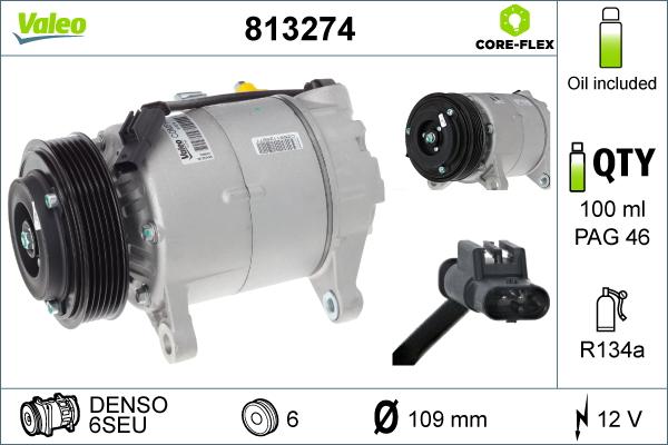 VALEO 813274 - Kompresor, klima-Uređaj www.molydon.hr