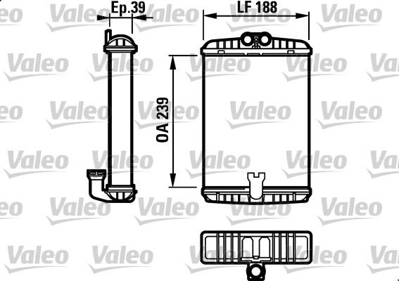 VALEO 812190 - Izmjenjivač topline, grijanje unutrasnjeg prostora www.molydon.hr