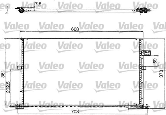 Valeo 817657 - Kondenzator, klima-Uređaj www.molydon.hr