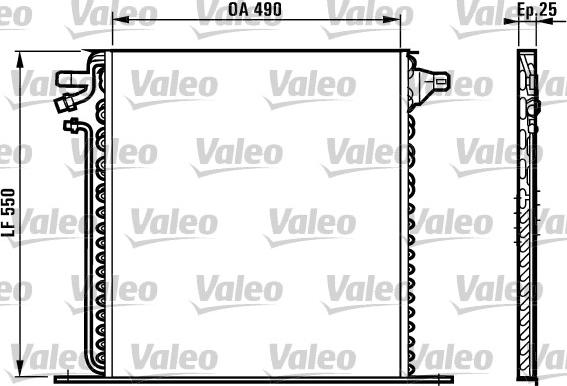 VALEO 817011 - Kondenzator, klima-Uređaj www.molydon.hr
