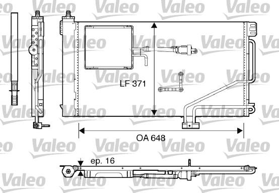 VALEO 817849 - Kondenzator, klima-Uređaj www.molydon.hr