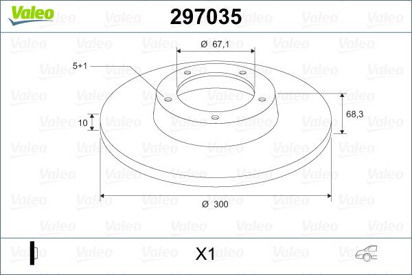 VALEO 297035 - Kočioni disk www.molydon.hr
