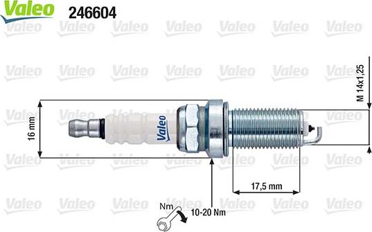 VALEO 246604 - svjećica za paljenje www.molydon.hr