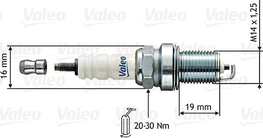VALEO 246853 - svjećica za paljenje www.molydon.hr