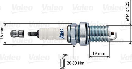 VALEO 246880 - svjećica za paljenje www.molydon.hr