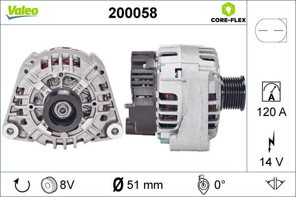 VALEO 200058 - Alternator www.molydon.hr