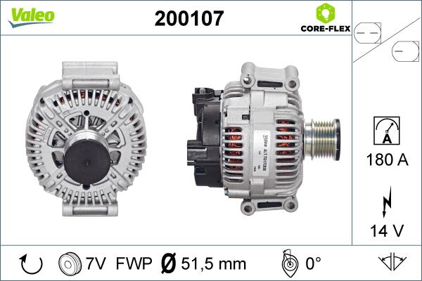 VALEO 200107 - Alternator www.molydon.hr