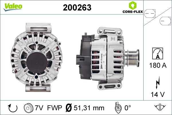 VALEO 200263 - Alternator www.molydon.hr