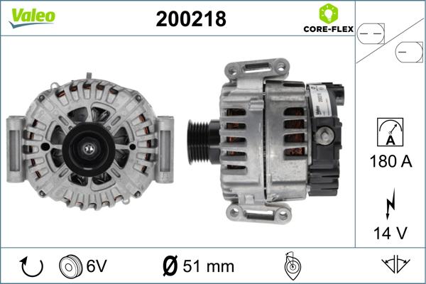 VALEO 200218 - Alternator www.molydon.hr