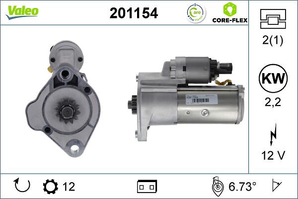 VALEO 201154 - Starter www.molydon.hr