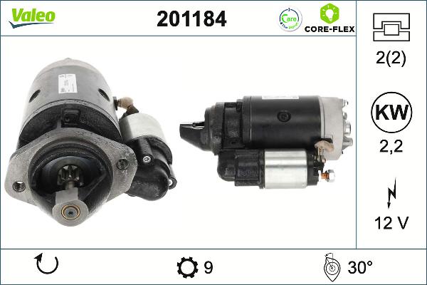 VALEO 201184 - Starter www.molydon.hr