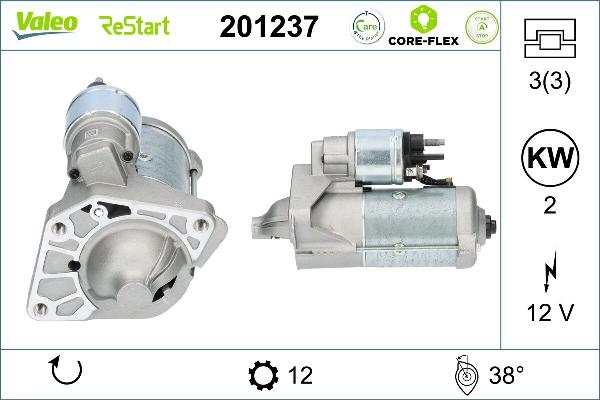 VALEO 201237 - Starter www.molydon.hr