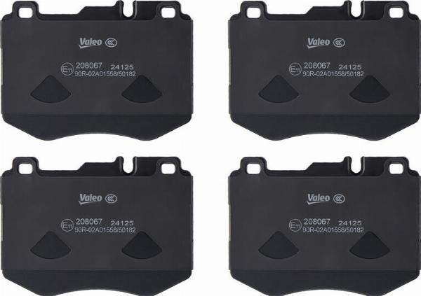 VALEO 208067 - Komplet Pločica, disk-kočnica www.molydon.hr