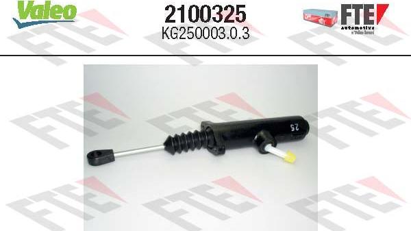 VALEO 2100325 - Glavni cilindar, kvačilo www.molydon.hr