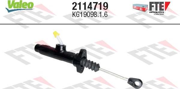 VALEO 2114719 - Glavni cilindar, kvačilo www.molydon.hr