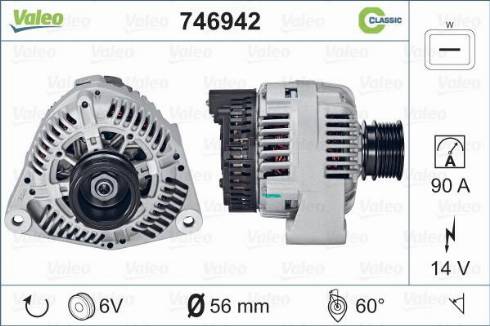 VALEO 746942 - Alternator www.molydon.hr