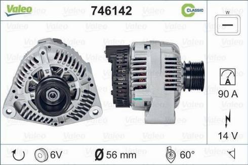 VALEO 746142 - Alternator www.molydon.hr